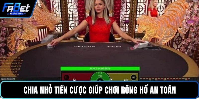 Chia nhỏ tiền cược giúp chơi Rồng Hổ an toàn