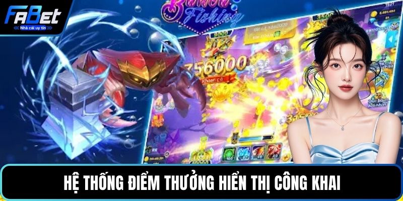 Hệ thống điểm thưởng hiển thị công khai
