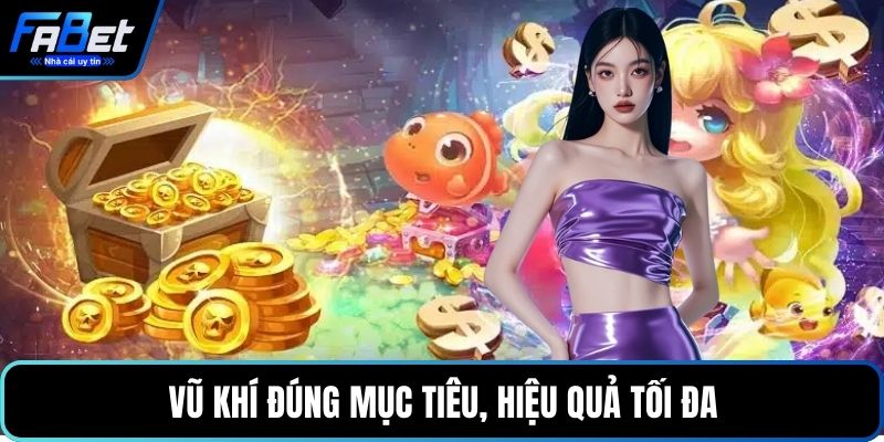 Vũ khí đúng mục tiêu, hiệu quả tối đa